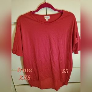 XXS Irma top